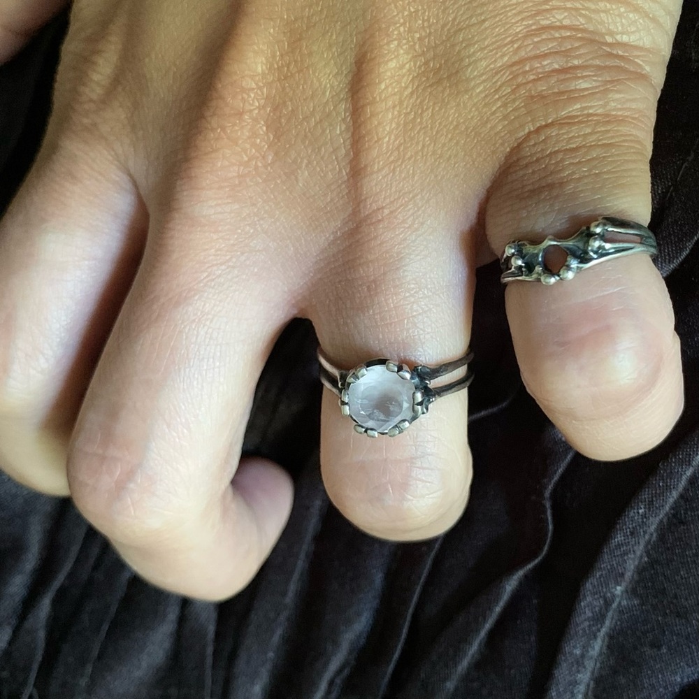 Bloodmilk Belonging to the Underworld Prt 2 Rose Quartz Ring - Picture 4 of 5